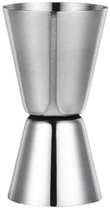 Coctelera de acero inoxidable para medir bebidas alcohólicas de doble tiro, utensilios de cocina (20-40 ml)