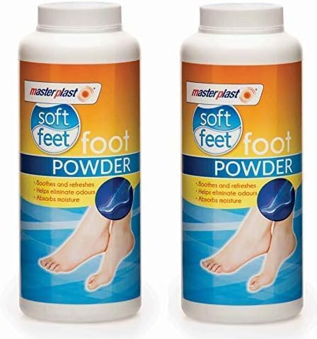 2x Foot Powder, soothes and Refreshes, Foot Talc Powder 170g Odour Eliminator Moisture Absorbing Soft Feet Absorbs Moisture Helps Eliminate Odours Smell