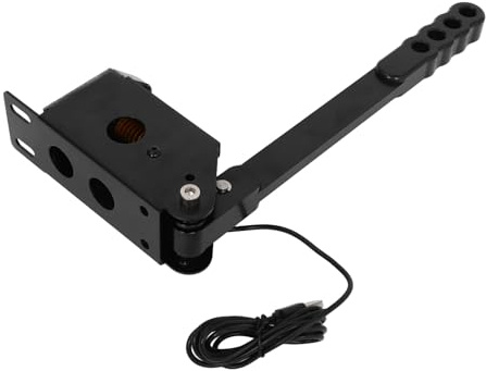 HEALSOPTHY Hydraulische USB Handbremse für Rennspiele Langer Hebel Präzise Steuerung Kompatibel mit Windows Pc Simulations-handbremse für Drift Renn-simulatoren