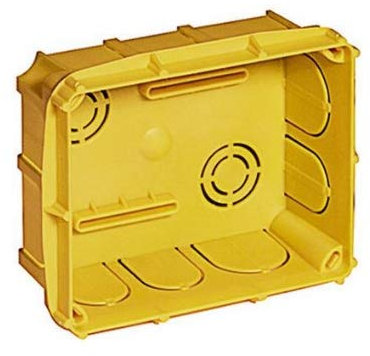 Bticino - scatola di derivazione da incasso 113x91x49 mm, completa di coperchio e viti - in resina antiurto