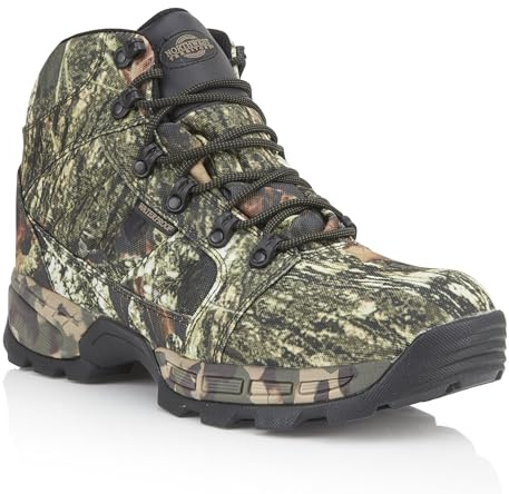 Northwest Territory Men's Camo Hiking Boot, Green, 9 UK