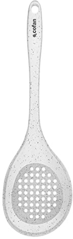 Cofan Cuchara Espumadera Modelo Bach | Fabricada en Silicona y Nylon | Medida 34 cm