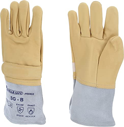 KS Tools 117.0142 Überzieh-Handschuh für Elektriker-Schutzhandschuh | Größe 8+9