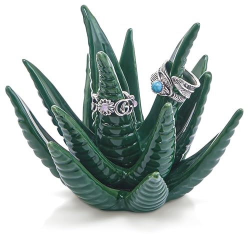 Titanape Cactus Ring Holder, Gifts for Women Birthday, Unique Jewellery Holder Gift for Mum, Friend, Girls, Her, Novelty Wedding Bridesmaid Christmas