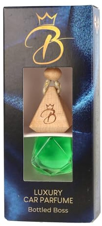b_king_luxury Diamant Holzkappe Männer 7ml - Autoparfüm - Autolufterfrischer - Autoduft (Bottled Boss)