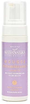 Maternatura, Mousse Volumizzante Capelli alla Violetta, Crea Volume alle Radici, Dona Struttura e Morbidezza, Bio Beauty Routine Capelli Fini, Made in Italy - 150 ml