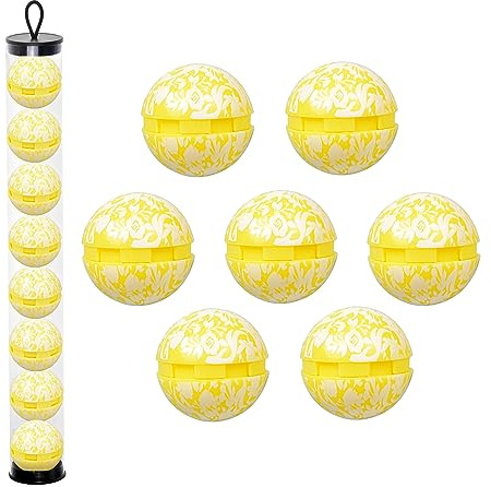 Eco-Fused deodoriseringsbollar för skor, skåp och skåp, gympåsar - 8 pack - Neutraliserar svettlukt - Också bra för hem, kontor och bilar - Lätt vridbar lås/öppningsmekanism - Citrus Mania Doft