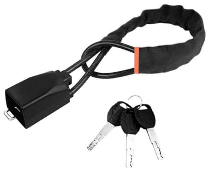 Naisfei Anti-Theft Device Lock Universal Steering Wheel & Seat Belt Lock for Car Security with 3 Keys Fit Most Vehicles, Trucks, SUVs, Vans (Black)