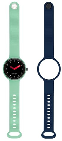 HIP HOP, Smartwatch Hero.NEXT, Smartwatch Donna con 2 Cinturini Intercambiabili in Silicone, Orologio Smart con Display 1,09, Bluetooth 5.0, Funzioni Salute e Sport, Compatibile con iOS e Android