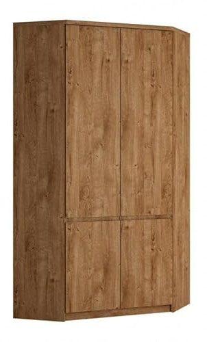 Meble Wójcik Geräumiger Eckkleiderschrank für das Schlafzimmer Fribo