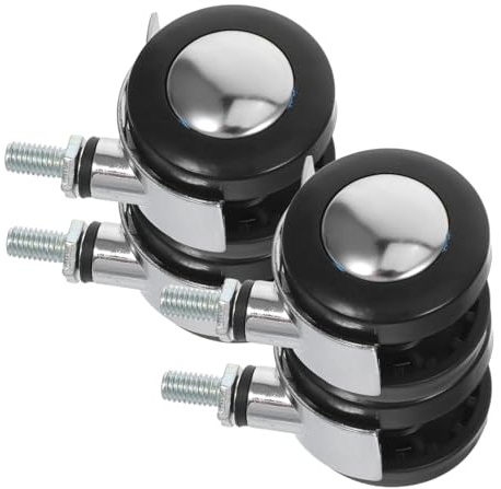 Housoutil 4pcs Heavy Duty Swivel Casters Replacement Wheels for Office Chair Caster Wheels for Hardwood Floors and Carpet