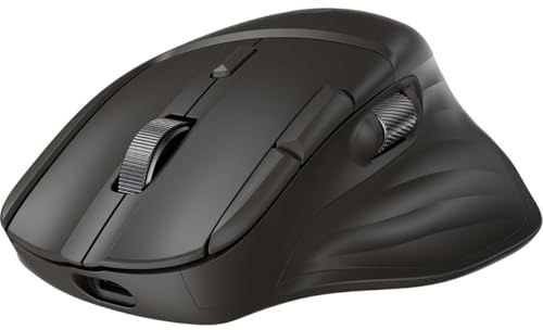 HP Ultra-Fast-Scroll Wireless Mouse 785M (B8YX4AA) - Multi Surface - Wireless - 32.81 ft - Bluetooth/Radio Frequency - 2.40 GHz - Rechargeable - Black - USB Type A - 6000 dpi - Scroll Wheel - 6 Button