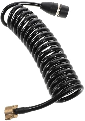LIFKOME Valvola Nero di Presa Aria in Rame e Metallo M16x1.5 Camion | Tubo Aria per Abbacchiatore, Tubo Flessibile di Aspirazione Aria, Quick Connection