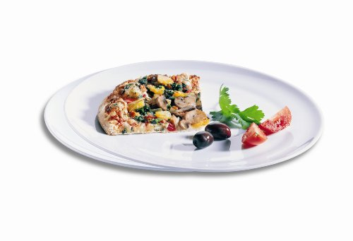 Mäser, Serie Orto, Pizza Teller, Porzellan Pizza Set, 2 Stück