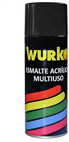 Wurko 9005 Pintura Spray, Negro