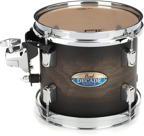 Pearl Drum Set Rack Tom, Satin Blackburst (DMP0807T/C262)