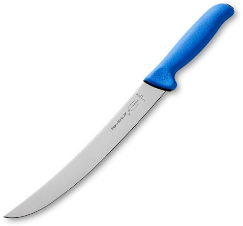 F. DICK Zerlegemesser ExpertGrip 26 cm - rostfrei, Klinge extra scharf, 56 HRC, Fleischermesser ergonomischer Griff hygienisch - Spezialstahl Metzgermesser - Profi Messer - 82125261-66 - blau/schwarz