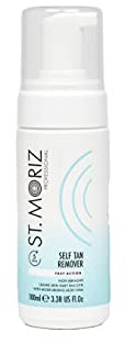 St Moriz Professional Self-Tan Remover Foam | Removes Old Fake Tan in 5 Minutes | With Aloe Vera to Hydrate & Moisturise the Skin | Rapid Fake Tan Remover | 100ml