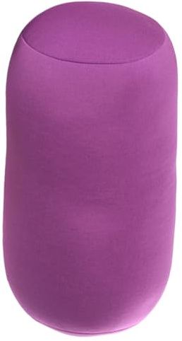 Sionhiuo Almohada de cuello de microcuentas, almohada de tubo de microcuentas, almohada de soporte cervical extra suave, almohada de apoyo cervical redonda, almohada cervical para el cuello para mayor