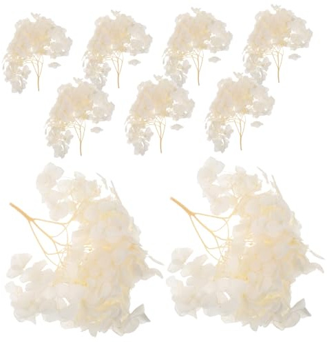 TOPBATHY Fiori di Ortensia Essiccati Naturali Totali per Decorazioni Vintage Matrimonio Centrotavola Bouquet Te e Confetti per Feste