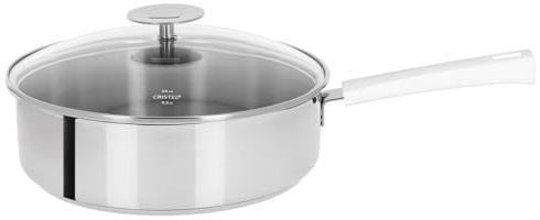 Cristel - S26MW - Sauteuse inox 26cm + couvercle - Collection Mutine