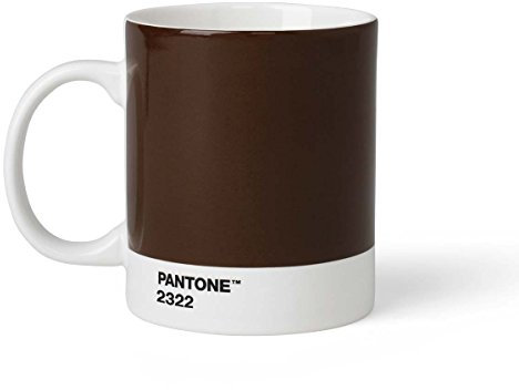 Copenhagen design Pantone, Tazza in Porcellana, 375 ml, Porcellana, Brown 2322, 8.4 x 8.4 x 12.1 cm