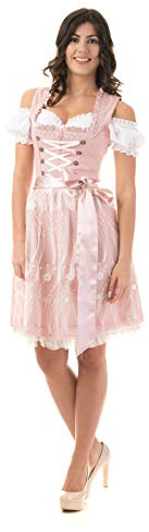 Trachtl.de - Ertex GbR Dirndl Trachtenkleid ROSA 3.TLG (201)