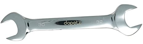 Dapetz ® Double Open End Spanner 30mm x 32mm Open Ended Wrench Metric Double End Spanner Chrome Vanadium Steel