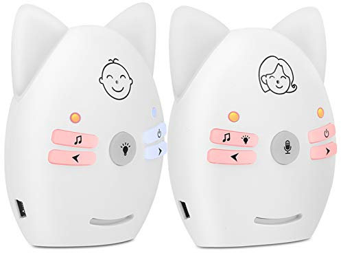 Baby Monitor Digtal o Portatile Musica incorporata Baby Monitor Intercom bidirezionale Monitor promemoria neonato con luce notturna(UE)