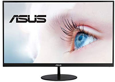 VL249HE 23 Inch Eye Care Monitor 1080P Full HD, 75Hz, IPS, Adaptive Sync/FreeSync, Eye Care, HDMI VGA, Frameless Slim Design, VESA Wall Mounted