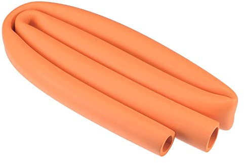 Foam Pipe Insulation Foam 1 Metre Length Slit Pipe Insulation/Lagging/Cladding, Tube Lagging Wrap Roll Copper Pipe, Lagging Wrap Roll Industrial Covers (22mm Orange)