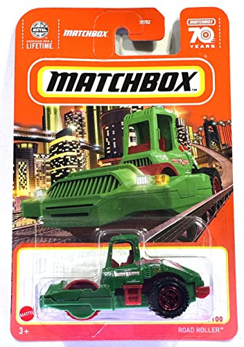 Matchbox - Road Roller - Grün - Matchbox 70 Jahre - 2023 - Mint/NrMint Schiffe Luftpolsterfolie verpackt in einer großen Box