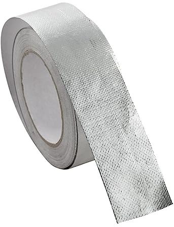 DOITOOL Isolationsgürtel Für Autoauspuffrohre Rückseitiges Wärmereflektierendes Band Auspuff Hitzeband Auto Hitzebeständiges Klebeband Auspuff Hitze Aluminiumbeschichtung Fallrohre