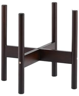 Blumenständer Pflanzenständer Blumentreppe Holzkreuz-Pflanzenständer, Blumentopfhalter, Für Drinnen Und Draußen, Wohnzimmer, Balkon Blumenbank Pflanzenregal Blumenregal ( Color : Brown , Size : 40*33c