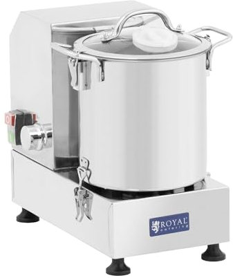 Royal Catering RCKC-6001 Tritatutto 1600-3200 giri/min 6 l - Royal Catering Cutter alimenti Tritatutto 6 l Tritatutto elettrico