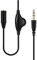 TECHZOCO Cavo Audio Prolunga Estensore Controllo Volume, Jack Audio Stereo con Regolatore 3,5 mm Maschio a Femmina, Cavo Auricolare, Adatto per Altoparlanti, Cellulari, Tablet, MP3, 1 metro