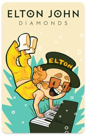 Yoto: Elton John Diamonds en inglés. Canciones en inglés para niños sin Pantallas. Música Divertida para Jugar, Cantar y Viajar. Tarjeta Compatible con Player y Mini Todo-en-Uno. Todas Las Edades.