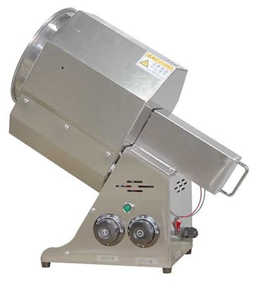 KEhtu Sartén Doméstica para Nueces, Máquina para Cocinar Castañas, Sésamo, Semillas De Melón Y Maní con Calefacción Eléctrica, Temperatura Y Tiempo Ajustables, Estructura Tipo Tambor