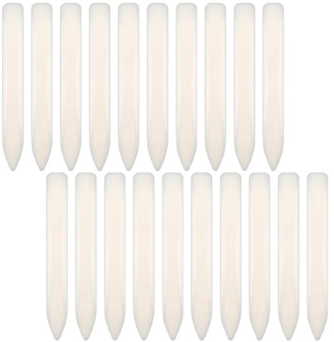 Heiikiuy Lot de 20 Outils de Pliage en Os, Plioir en Os en Plastique, Artisanat, Marquage, Pliage, Pliage, Papier, Artisanat, Scrapbooking