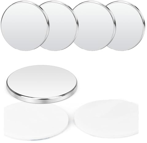 30 × 3mm strong circular magnet, 4 packs of self-adhesive magnets, suitable for magnets on whiteboards, wooden boards, tiles, and refrigerators