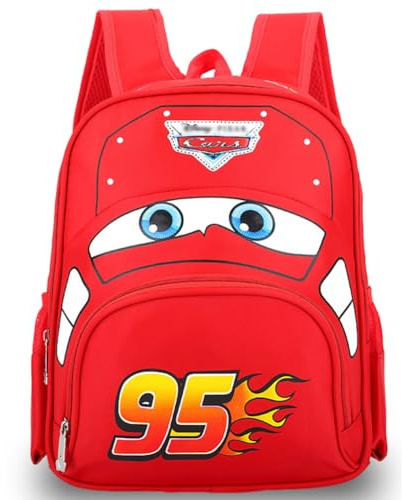 Danbghyuo Car Mochilas Infantiles, Auto Mochila Escolar para Niños 3D Estampado Mochilas Impermeable escolar Mochila Escolar de Dibujos Bolsa Viaje Ligero Bolsa para Niña Cumpleaños Regalo