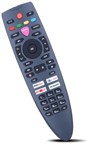 MOVHEIYL Télécommande de rechange pour TV Freesat 4K enregistrable UHD-4X-1000GB UHD-4X-500GB UHD-X UHD-4X-2000GB UHD-4X-2TB