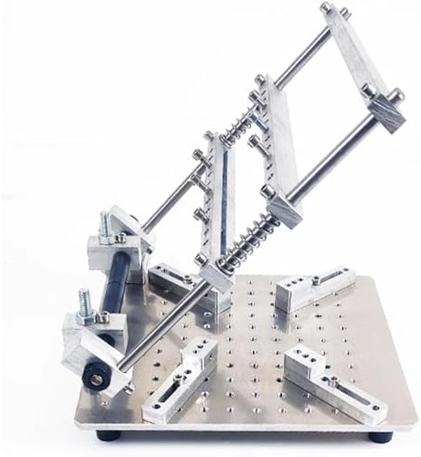 RKXKJ Screen Printing Station, PCB Steel Mesh Solder Paste Printing Table, Adjustable Thickness, Accuracy 0.01, Max Printing Area 170mmx170mm, For Printed Circuit Boards