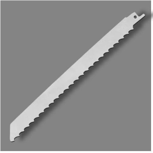 Säbelsägeblatt 4 ZpZ – Rostfreier Edelstahl 1.4034 für Fleisch, Knochen, Gefriergut & Eis – 150–300 mm (150 x 1,5 x 18 mm)