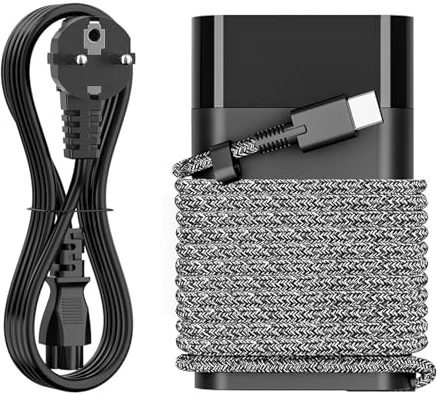 Cargador USB C 100W para HP Spectre Fold 17 x360 ZBook Firefly 14 16 G11 | Compatible con HP Spectre 16-aa0047nr, Pavilion Plus 14 14-ew1010nr, TPN-LA31, N57041-001, N56858-001