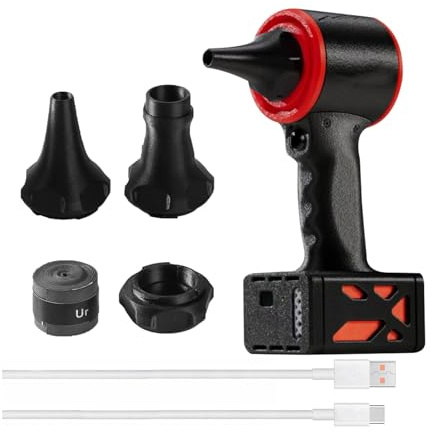 JSGHGDF Duty 28000Pa Cordless Blower Vacuum Twin Function 21700 Battery for Automotive Industrial Cleaning Manufacturing Car Cleaning Blower Vacuum