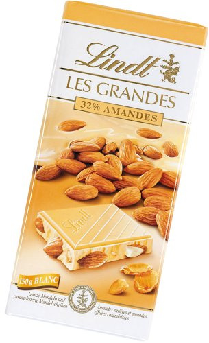 Lindt Les Grandes 32% Mandeln Weisse Schokolade