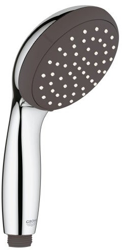 GROHE Vitalio Start 100 - Teleducha 10 cm (1 chorro, limitador caudal 9.5 l/min, sistema antical, montaje universal, presión mín. 1 bar), cromo, 27940000