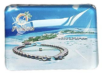 3D Malediven Kühlschrank Kühlschrankmagnet Kristall Glas Handgemachte Touristische Reise Souvenir Sammlung Geschenk Whiteboard Magnetischen Aufkleber Dekoration