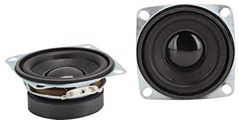 Denash Altoparlante Gamma Completa di Bassi Altoparlante Potente ad Alta sensibilità per Altoparlanti multimediali 2PCS 2inch 4Ω 3W
